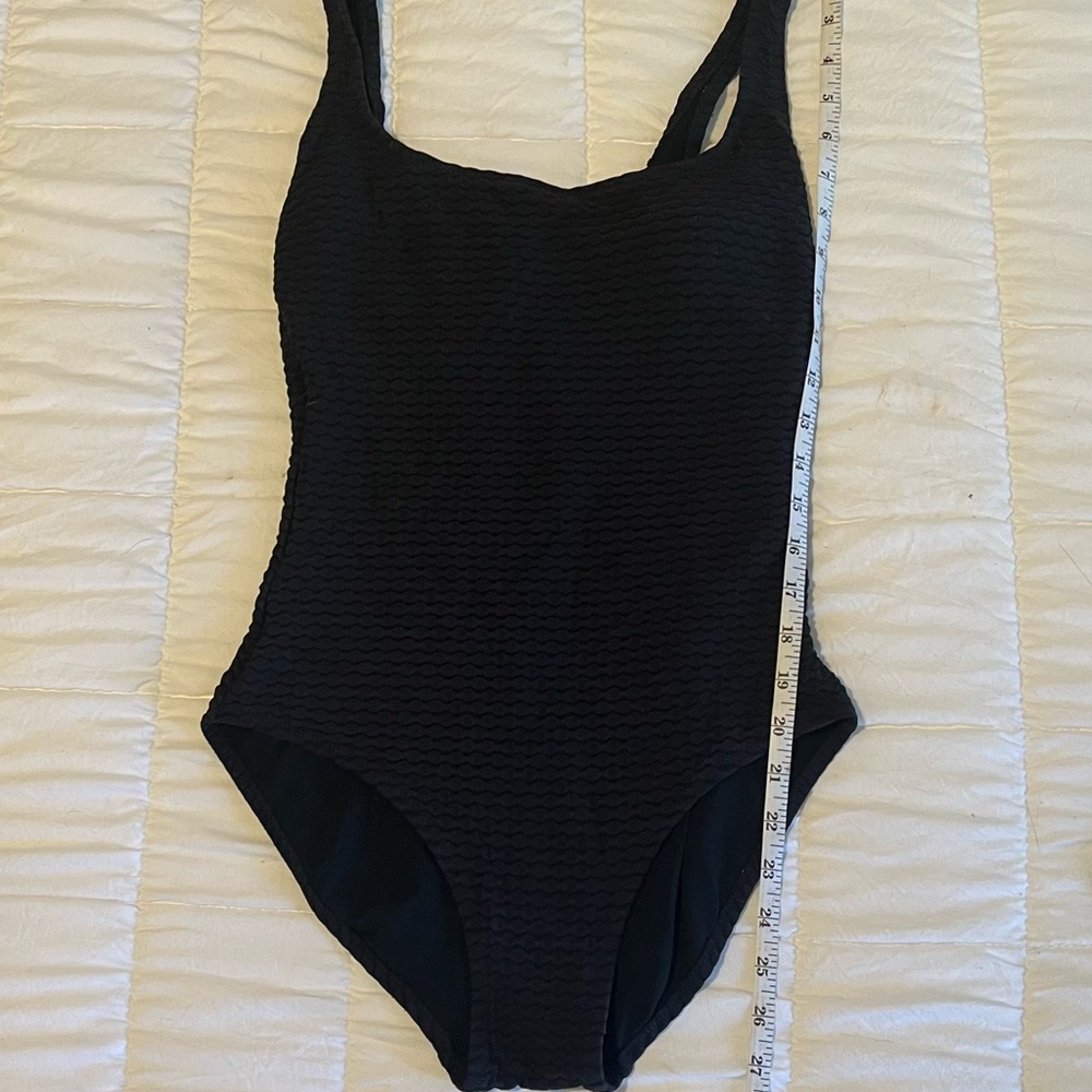Elegant Black One Piece Swimsuit